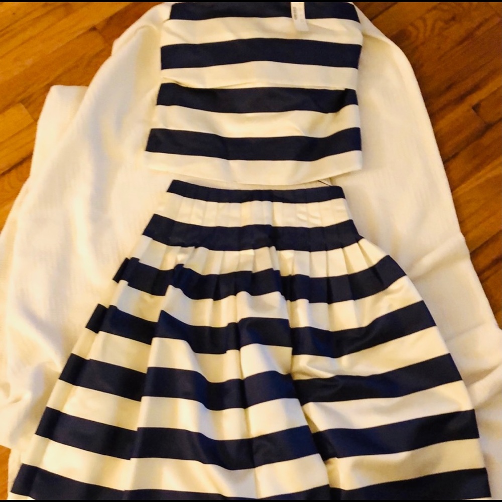 J CREW Collection Nautical 2 piece NWOT